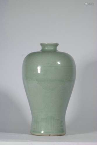 Porcelain Plum Bottle, China