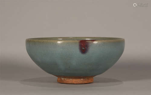 Purple Splashed Jun Bowl Yuan Style