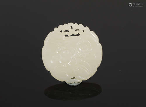 A White Jade Pendant Qing Style