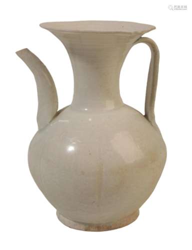 A CHINESE QINGBAI LOBED EWER, SONG,