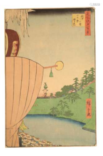 UTAGAWA HIROSHIGE I (1797-1858) San'no Festival, from the se...