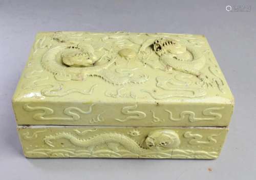 Chinese Antique Glazed Porcelain Box