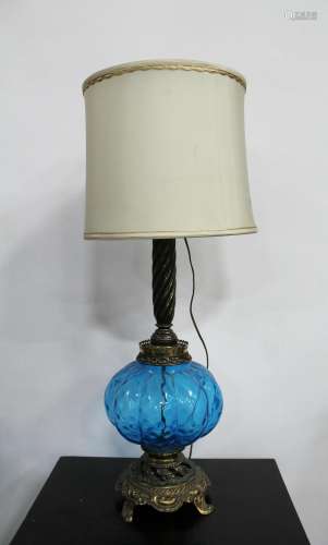A Glass Table Lamp