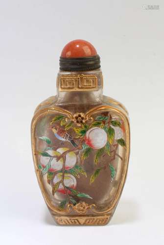 Chinese Peking Glass Snuff Bottle