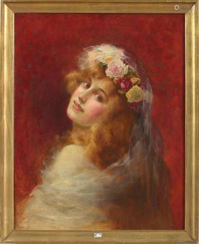 RANZONI Daniele (1843 - 1889) - Huile sur toile "Elégan...