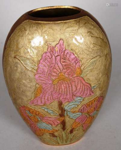 Vase en cloisonné