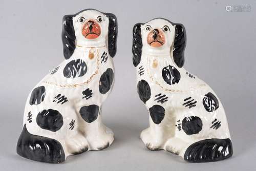 Staffordshire. Paire de chiens Paire de Chiens