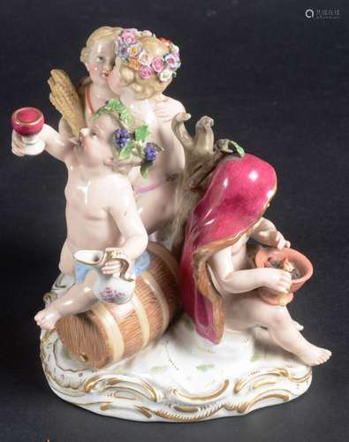 Groupe en porcelaine de Meissen