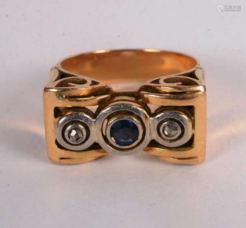 Bague saphir