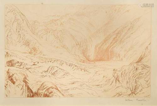 John Ruskin (British, 1819-1900) after J M W Turner