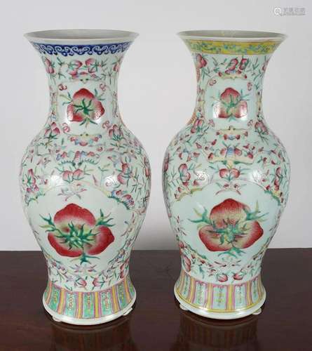 PAIR OF 19TH-CENTURY CHINESE VASES