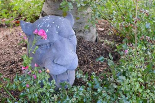 MOULDED STONE GARDEN SCULPTURE