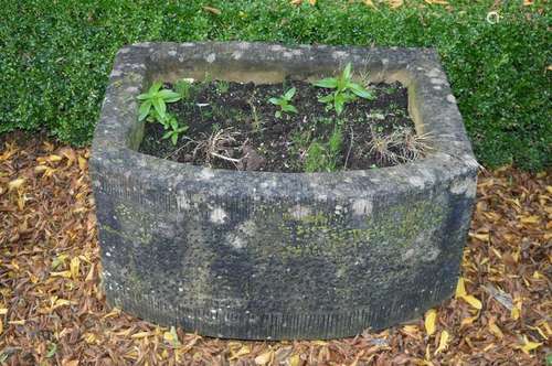 19TH-CENTURY SANDSTONE ESTATE TROUGH