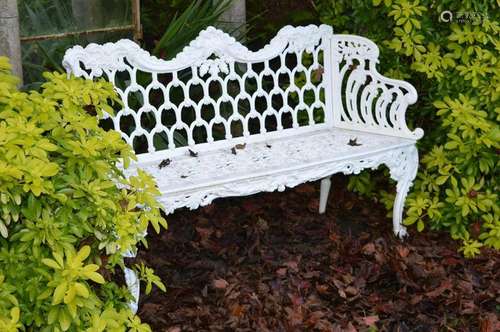 HEAVY CAST IRON GARDEN SEAT