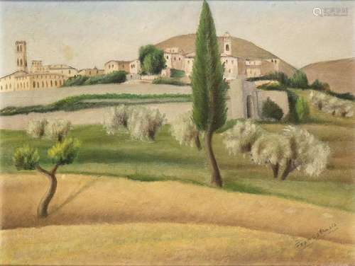 RICCARDO FRANCALANCIA (ASSISI, 1886 - ROMA, 1965): BORGO SAN...