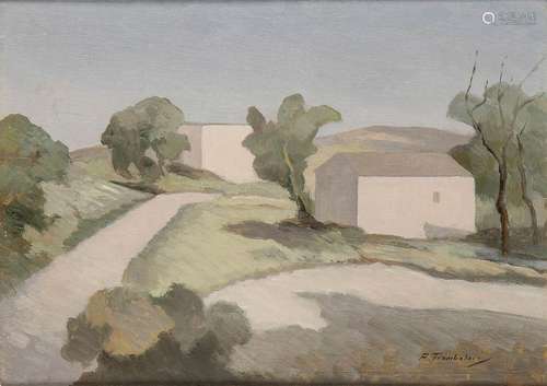 FRANCESCO TROMBADORI (SIRACUSA, 1886 - ROMA, 1961): HOUSES L...