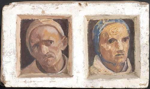 FERRUCCIO FERRAZZI (ROMA, 1891 - 1978): DOUBLE SELF-PORTRAIT...