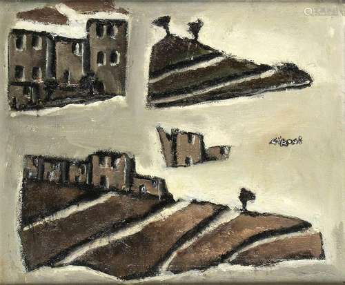 MARIO SIRONI (SASSARI, 1885 - MILANO, 1961): PAESAGGIO, 47 C...