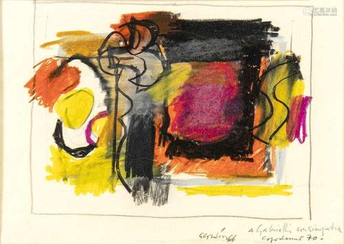 ANTONIO SCORDIA (SANTA FE, 1918 - ROMA, 1988): ABSTRACT, 196...