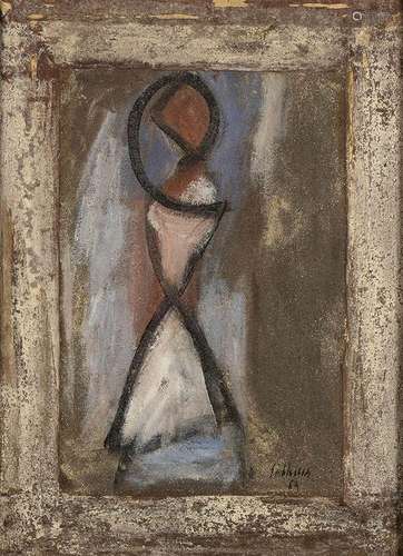 SALVATORE EMBLEMA (TERZIGNO, 1929 - 2006): FEMININE FIGURE, ...