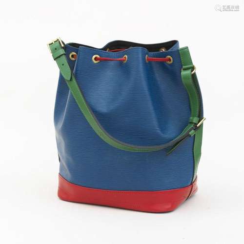 LOUIS VUITTON - Sac Noe moyen modèle en cuir épi tricolore, ...