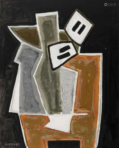 Raymond Guerrier (1920-2002) - Composition abstraite, techni...