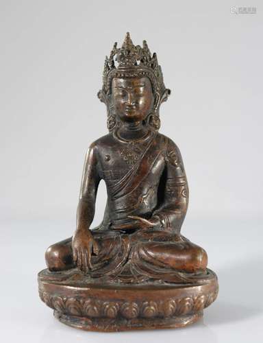 China Tibet Bronze Buddha