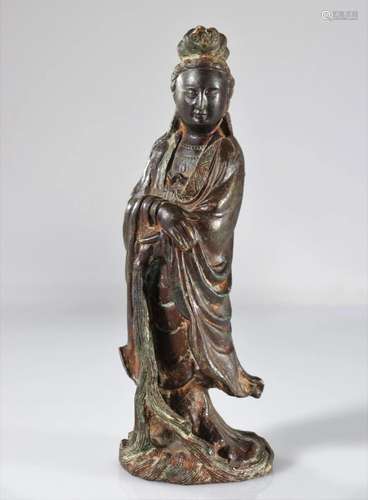 China Guanyin bronze from the Qing period