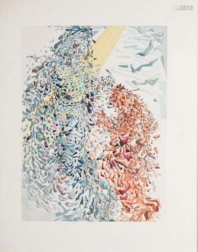 Salvador Dali. "Opposition". The Divine Comedy -