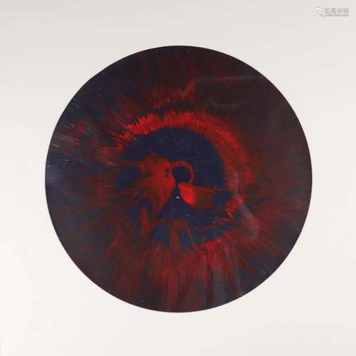 Damien Hirst. 2009. Circle. Spin Painting, acrylic on