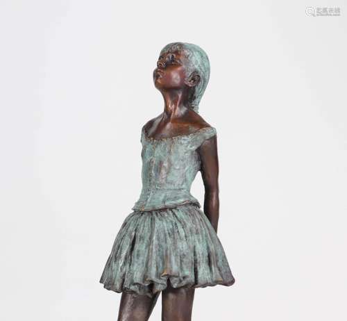 Edgar Degas (after). â€œThe little fourteen-year-old