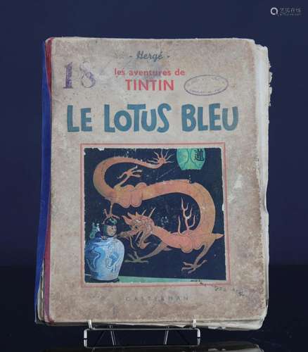 Belgium - HERGE - The adventures of Tintin "The blue