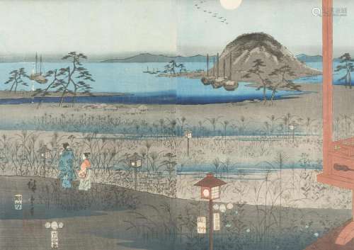 Hiroshige (1797â€“1858) und Toyokuni III (1786â€“1864)