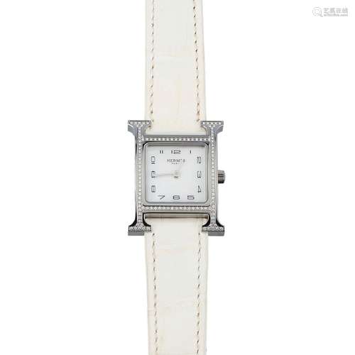 HERMÈS Armbanduhr "HEURE H 21x21mm".