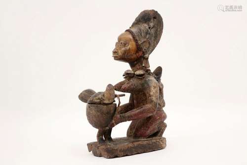 AFRIKA / NIGERIA typische "Ekiti Efon-Alaye" sculp...