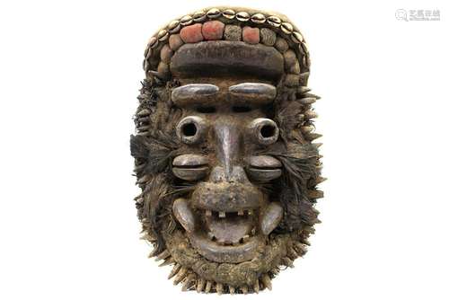 AFRIKA / IVOORKUST - ca 1950 "Guere" - masker in h...