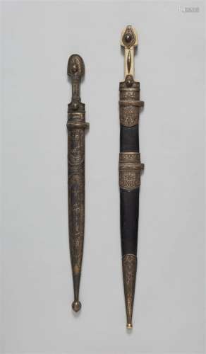 Two Caucasian daggers (kinjal). Early 20th century