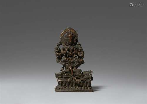 A Nepalese bronze figure of Jnana Dakini. 15th century