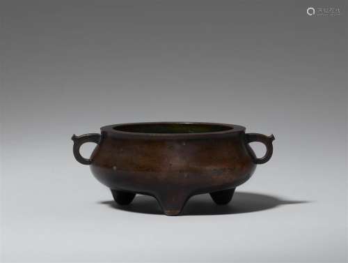 A bronze incense burner. Qing dynasty, 18th/19th century