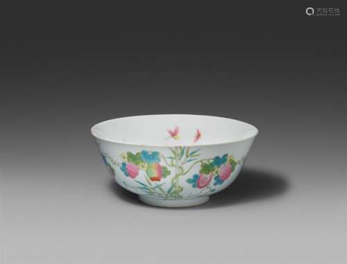 A famille rose bowl. Guangxu period (1875–1908)