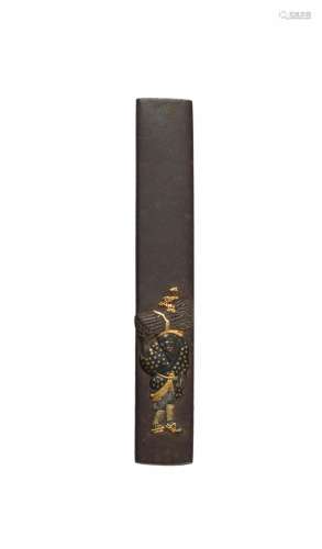 An iron kozuka. 18th/19th century
