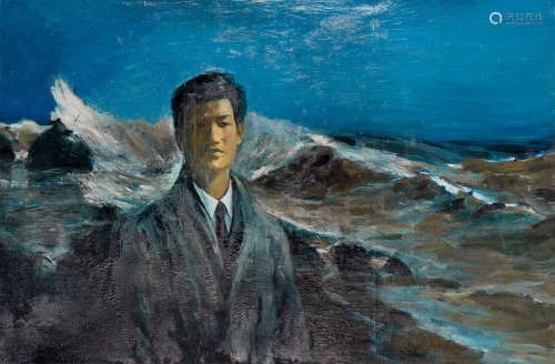 王广义 1987年作 后古典·莫娜丽萨之后 布面油画
