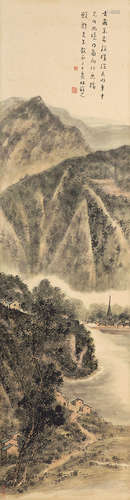 林筱之（b.1928） 天水小景 立轴 设色纸本