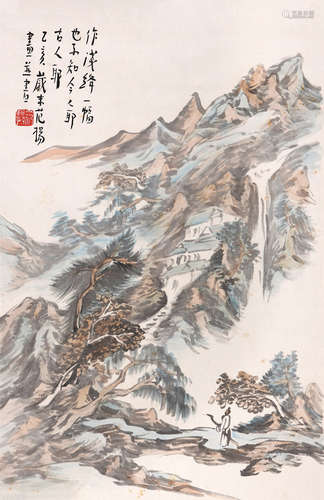 范扬（b.1955） 浅绛山水 镜心 设色纸本