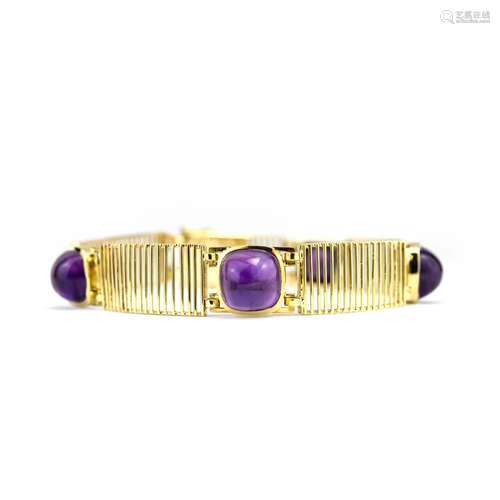 Armband mit Amethystbesatz