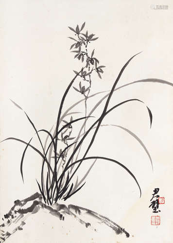 方君璧（1898～1986） 兰花 镜心 水墨纸本