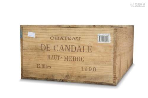 CHATEAU DE CANDALE HAUT MEDOC 1996 (FORMERLY THIRD LABEL OF ...