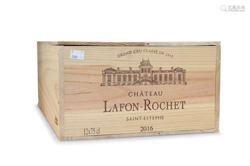 CHATEAU LAFON ROCHET GRAND CRU CLASSE ST ESTEPHE 2016, owc. ...