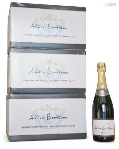 CHAMPAGNE ANDRE BORODINE,Â in original cartons of 6 bottles....