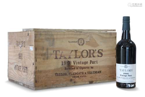 TAYLORâS VINTAGE PORT 1980, owc. (10 bottles)